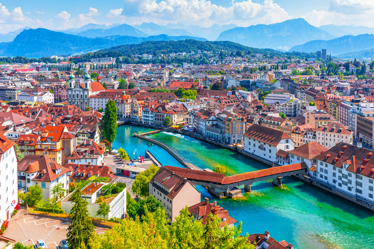 Scenic,Summer,Aerial,Panorama,Of,The,Old,Town,Medieval,Architecture