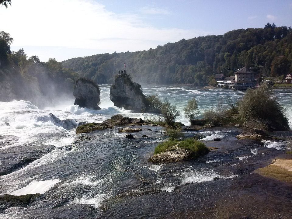 Швейцария, Рейнский водопад