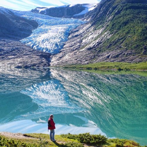 norway-fyord briskal lednik